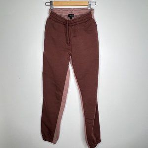 Vivre la vie two tone colorblock jogger sweatpants M